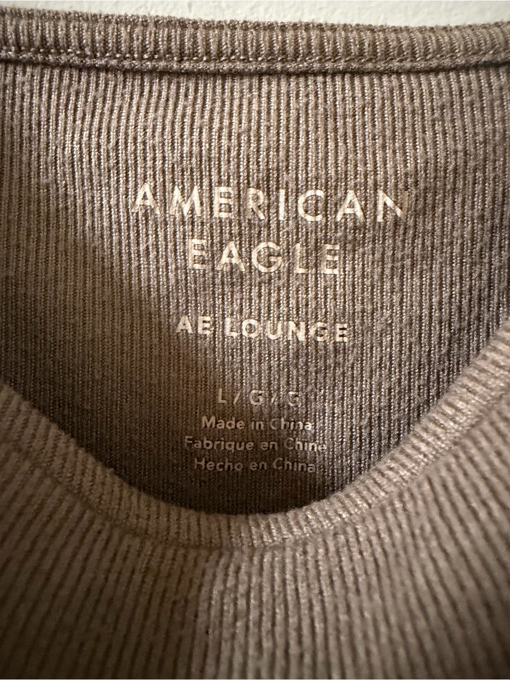 American Eagle Outfitters Taupe Cowl Neck Spaghetti Strap Camisole - Picture 2 of 4